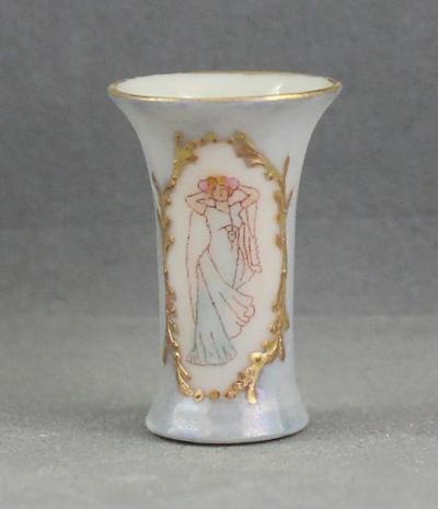 Flared Vase - Royal Vienna Lady design