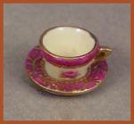 Victorian Rose Cup & Saucer