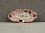 Pierced Relish Plate - One Of A Kind - Roses