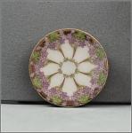 Violets and Gold Charger Plate