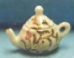 Round Teapot W/ Enamel