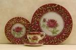 4pc Place Setting - Victorian Rose