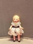 Standing 1/2 inch Scale Toddler with Mohair curls